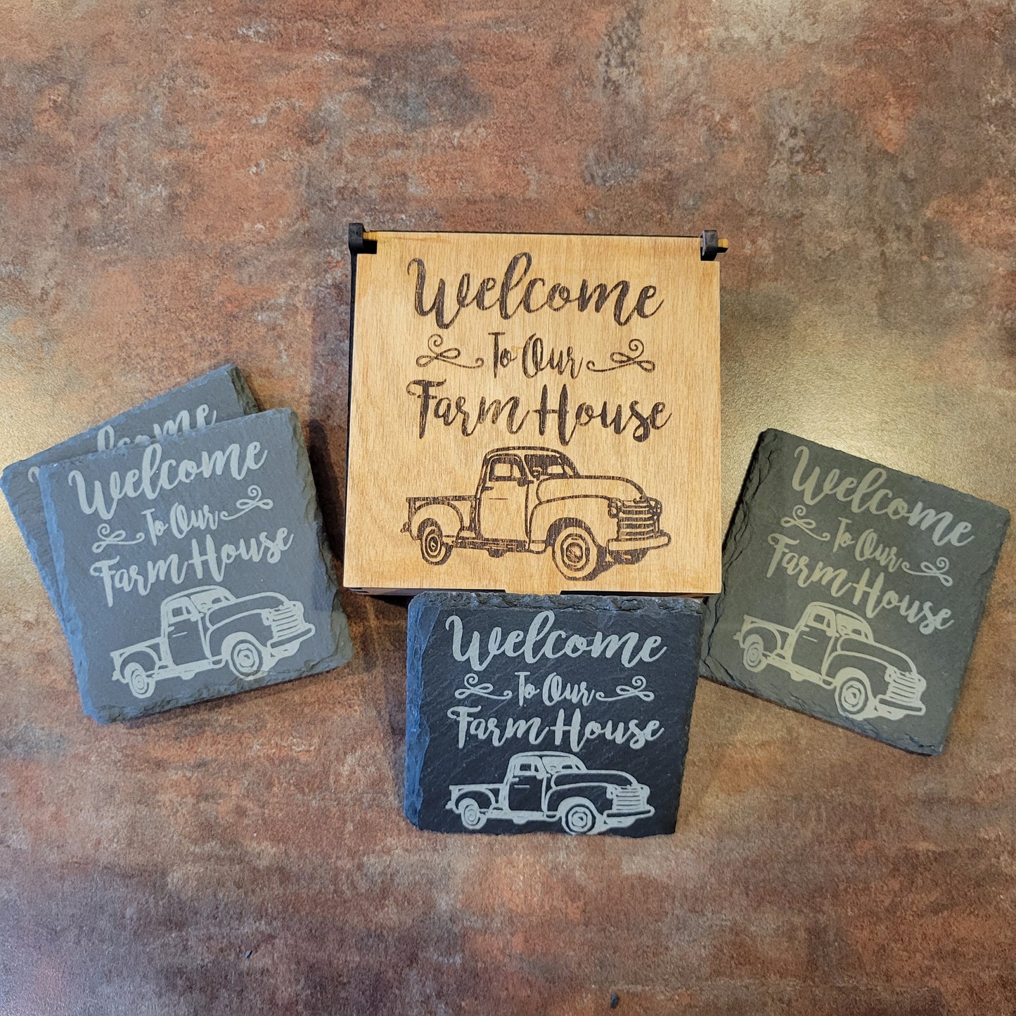 5 piece coaster set