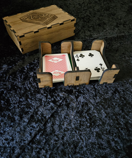 Playing Card Deck Organizer - 2 Deck