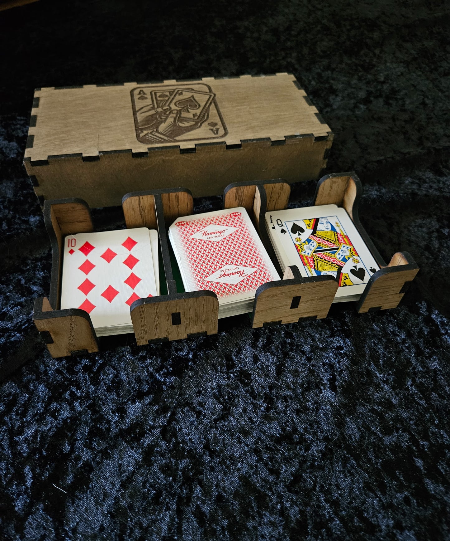 Playing Card Deck Organizer - 3 Deck