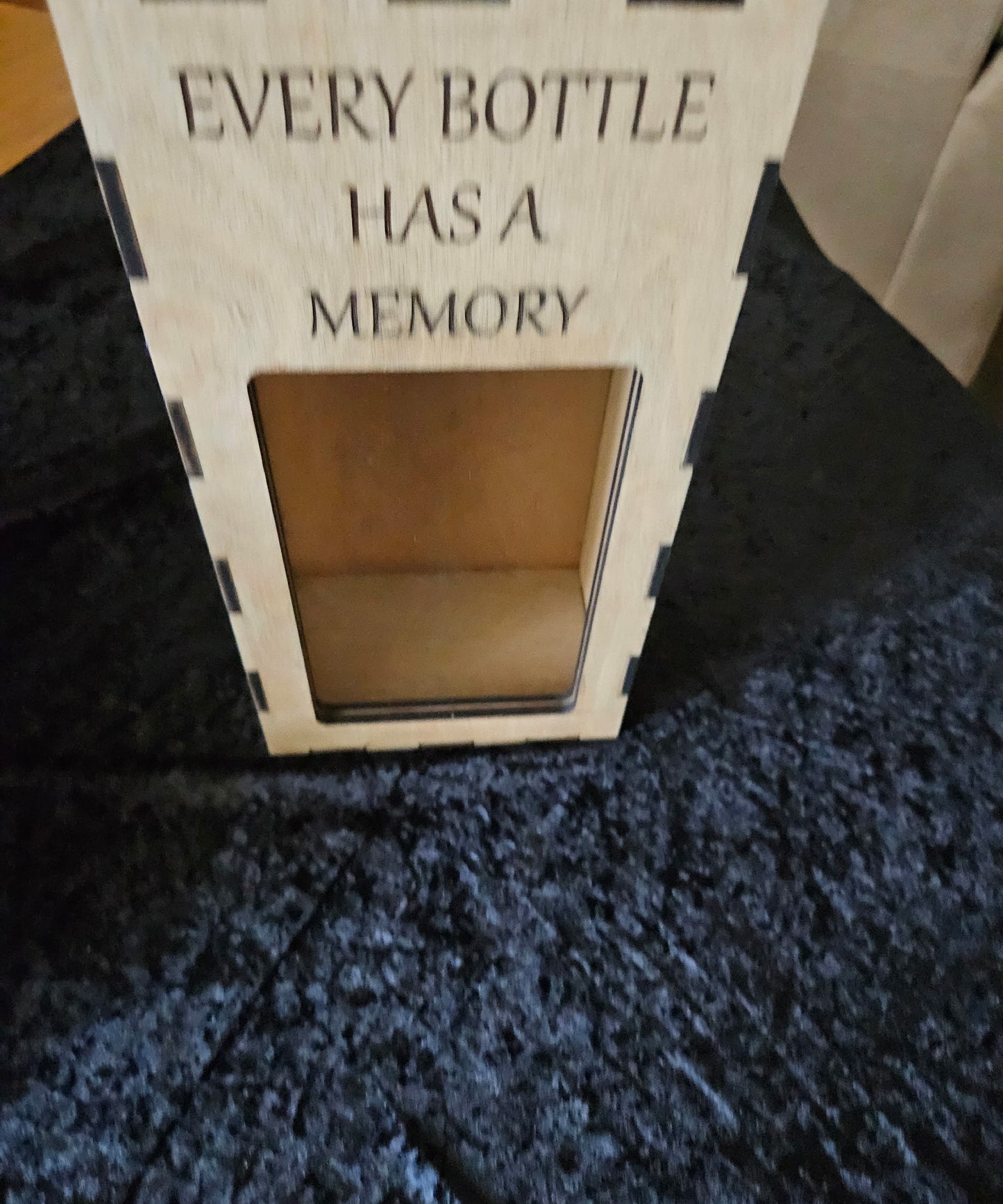 Wine Cork Memory Box