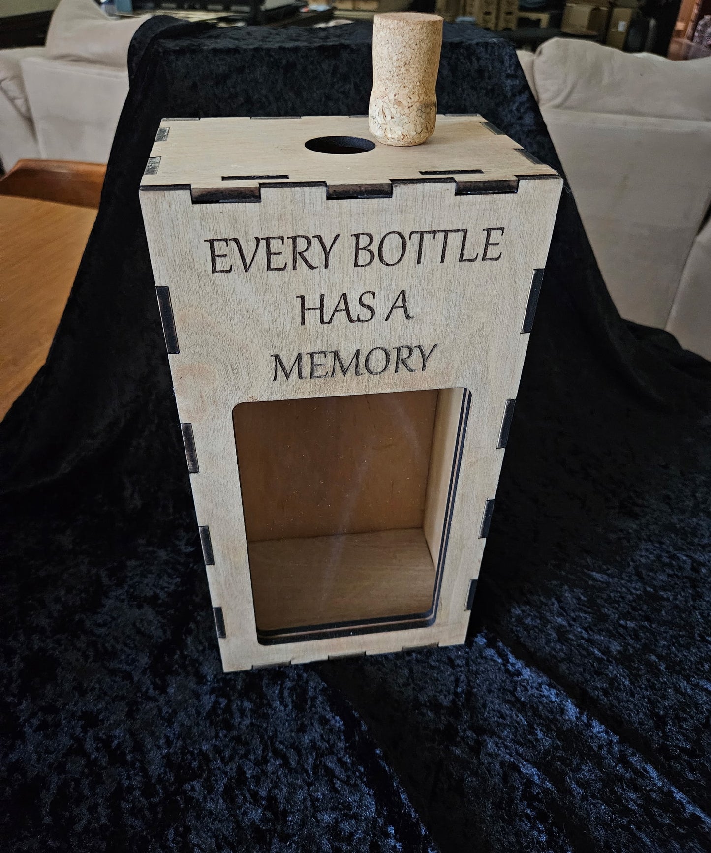 Wine Cork Memory Box